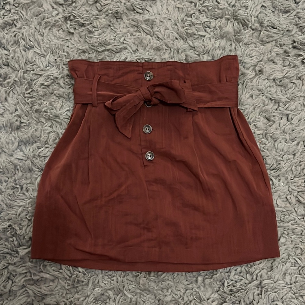 Brown/ Burgundy skirt